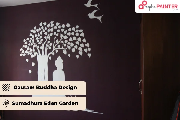 Gautam Buddha Painting Design - Recent Projects - Aapka Painter