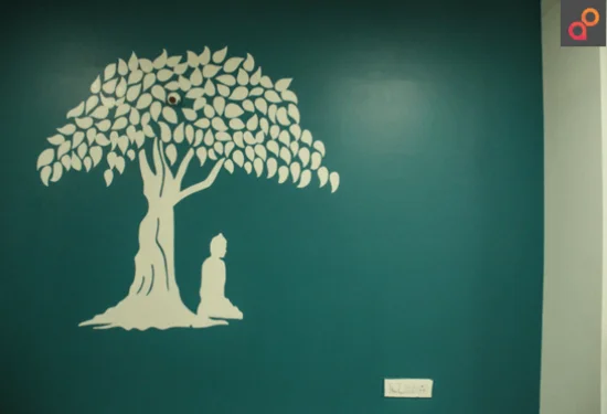 The Lord and The Bodhi Tree - Recent Projects - Aapka Painter