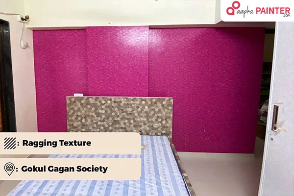 Master Bedroom Ragging Wall Texture 