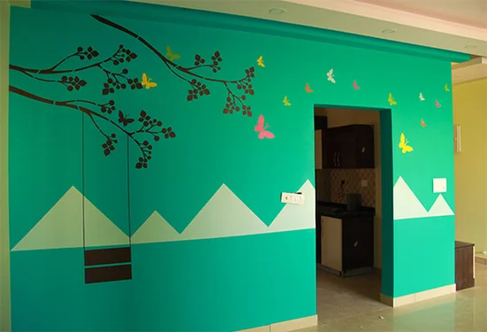 Dreams of Paradise-stencil - Aapka Painter